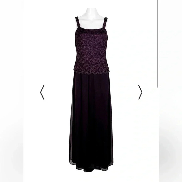 NWT!! Marina Square Neck Sleeveless Embroidered Mesh Top Zipper Back - Size 4 - Picture 1 of 8